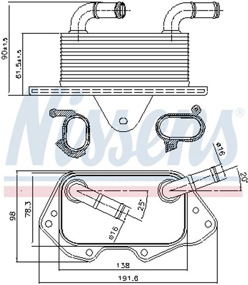 Image du produit pour Radiateur d'huile