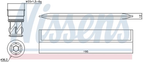 Image du produit pour Filtre déshydratant, climatisation