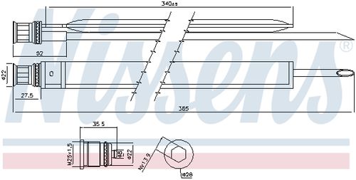 Image du produit pour Filtre déshydratant, climatisation