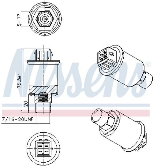 Image du produit pour Pressostat, climatisation