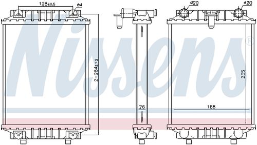 Image du produit pour Radiateur, refroidissement du moteur