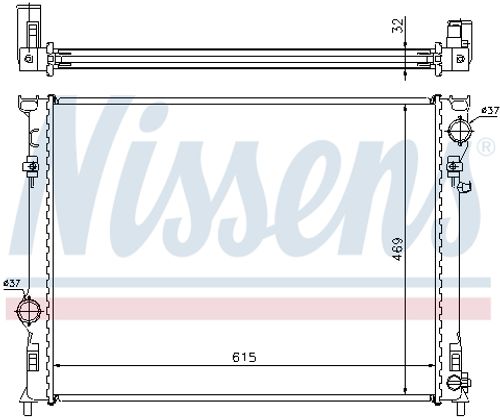 Image du produit pour Radiateur, refroidissement du moteur