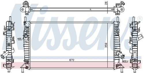 Image du produit pour Radiateur, refroidissement du moteur
