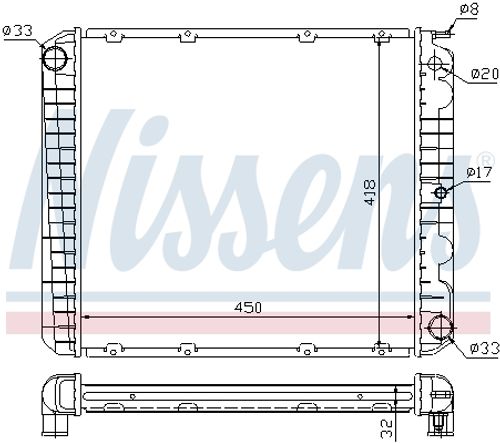 Image du produit pour Radiateur, refroidissement du moteur