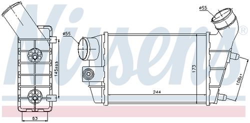 Image du produit pour Intercooler, échangeur