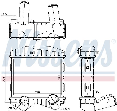 Image du produit pour Intercooler, échangeur