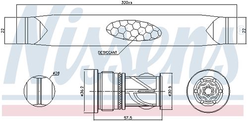 Image du produit pour Filtre déshydratant, climatisation