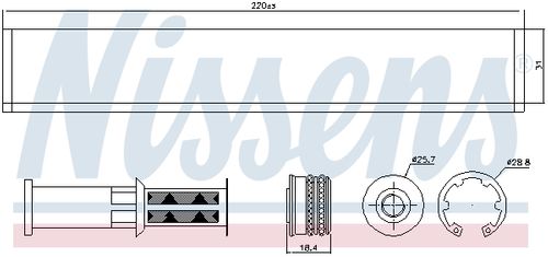 Image du produit pour Filtre déshydratant, climatisation