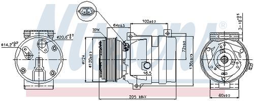 Image du produit pour Compresseur, climatisation