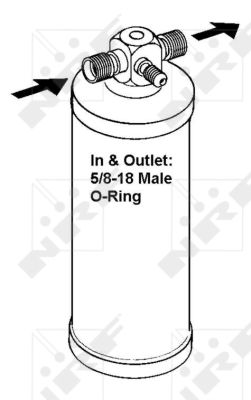 Filtre déshydratant, climatisation | NRF