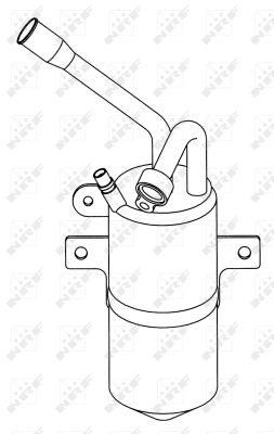 Filtre déshydratant, climatisation EASY FIT | NRF