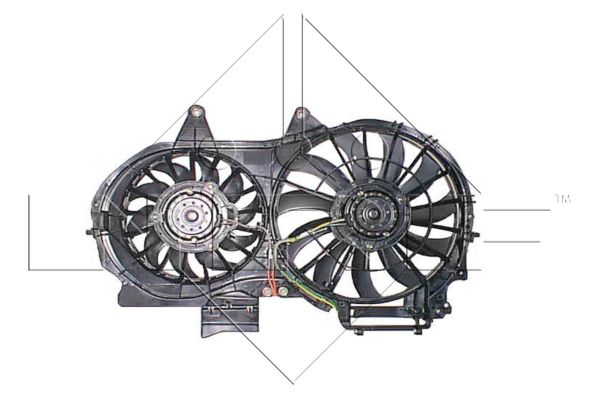 Ventilateur, refroidissement du moteur | NRF