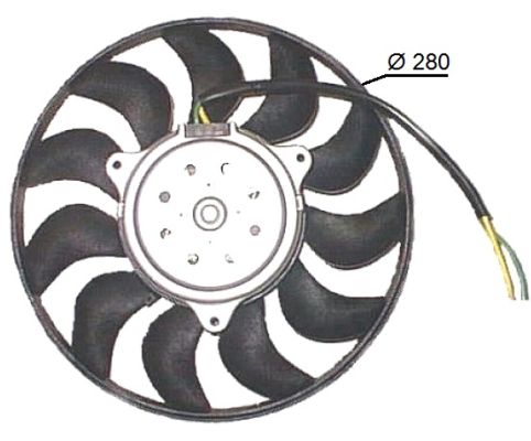 Ventilateur, refroidissement du moteur | NRF