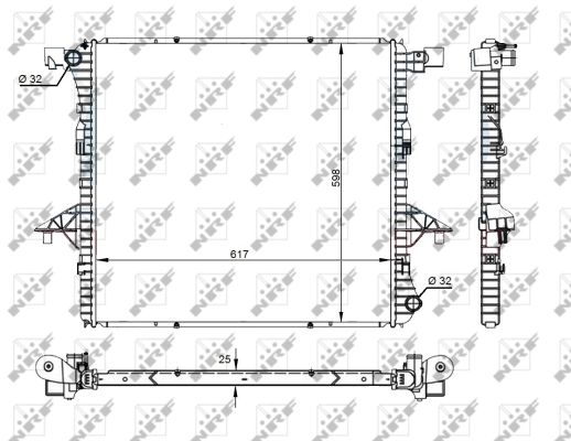 Radiateur, refroidissement du moteur | NRF