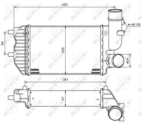 Image du produit pour Intercooler, échangeur