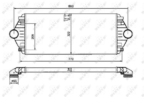 Image du produit pour Intercooler, échangeur