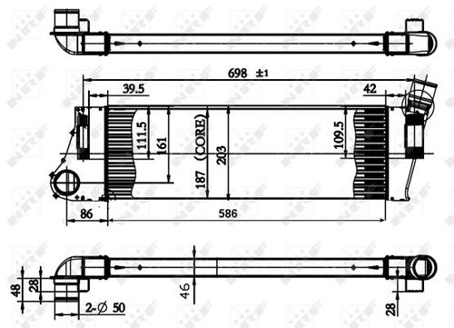 Image du produit pour Intercooler, échangeur