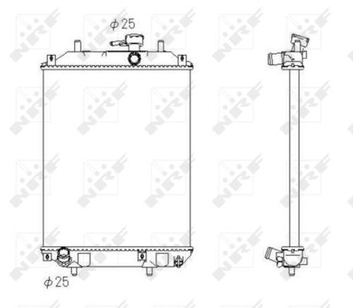 Image du produit pour Radiateur, refroidissement du moteur