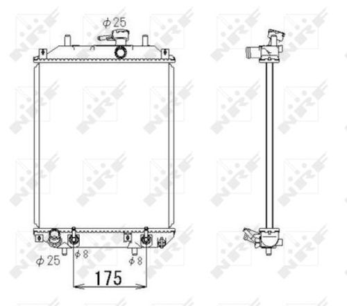 Image du produit pour Radiateur, refroidissement du moteur