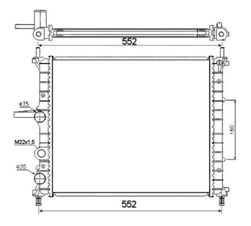 Image du produit pour Radiateur, refroidissement du moteur