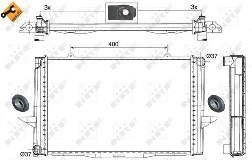 Image du produit pour Radiateur, refroidissement du moteur EASY FIT