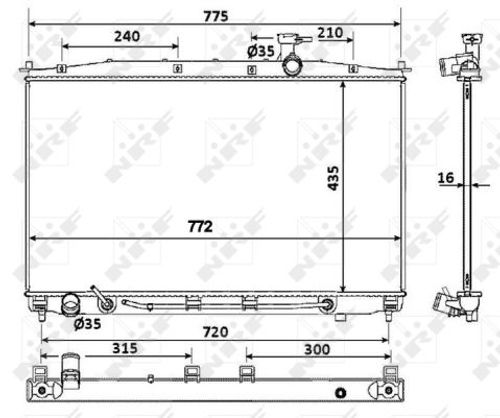 Image du produit pour Radiateur, refroidissement du moteur