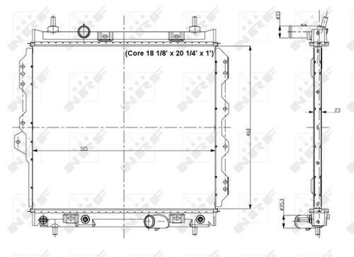 Image du produit pour Radiateur, refroidissement du moteur EASY FIT
