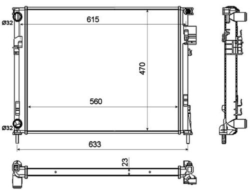Image du produit pour Radiateur, refroidissement du moteur