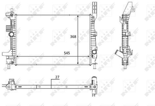 Image du produit pour Radiateur, refroidissement du moteur