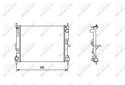 Image du produit pour Radiateur, refroidissement du moteur