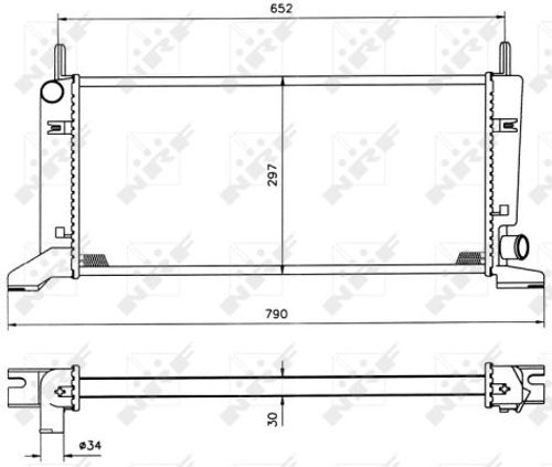 Image du produit pour Radiateur, refroidissement du moteur