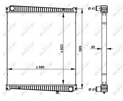 Image du produit pour Radiateur, refroidissement du moteur