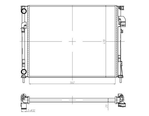 Image du produit pour Radiateur, refroidissement du moteur