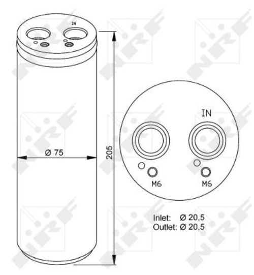 Image du produit pour Filtre déshydratant, climatisation EASY FIT