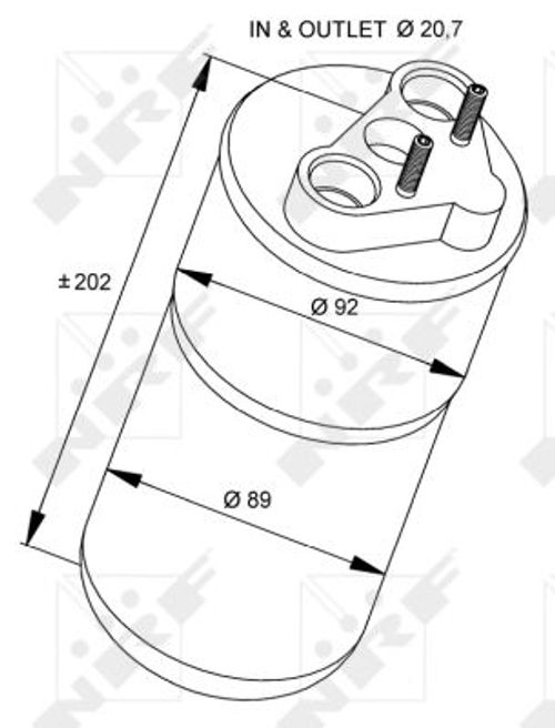Image du produit pour Filtre déshydratant, climatisation
