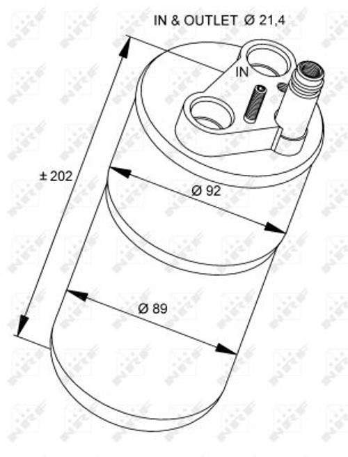Image du produit pour Filtre déshydratant, climatisation