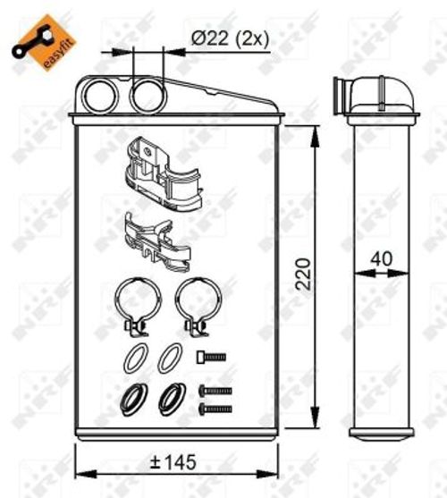 Image du produit pour Système de chauffage EASY FIT