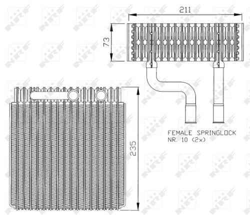 Image du produit pour Évaporateur climatisation