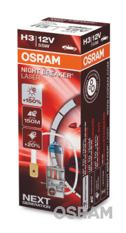 Ampoule, projecteur longue portée NIGHT BREAKER® LASER next generation | OSRAM