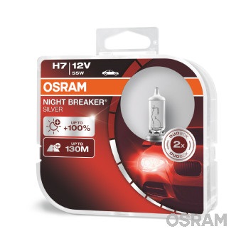 Ampoule, projecteur longue portée NIGHT BREAKER® SILVER | OSRAM