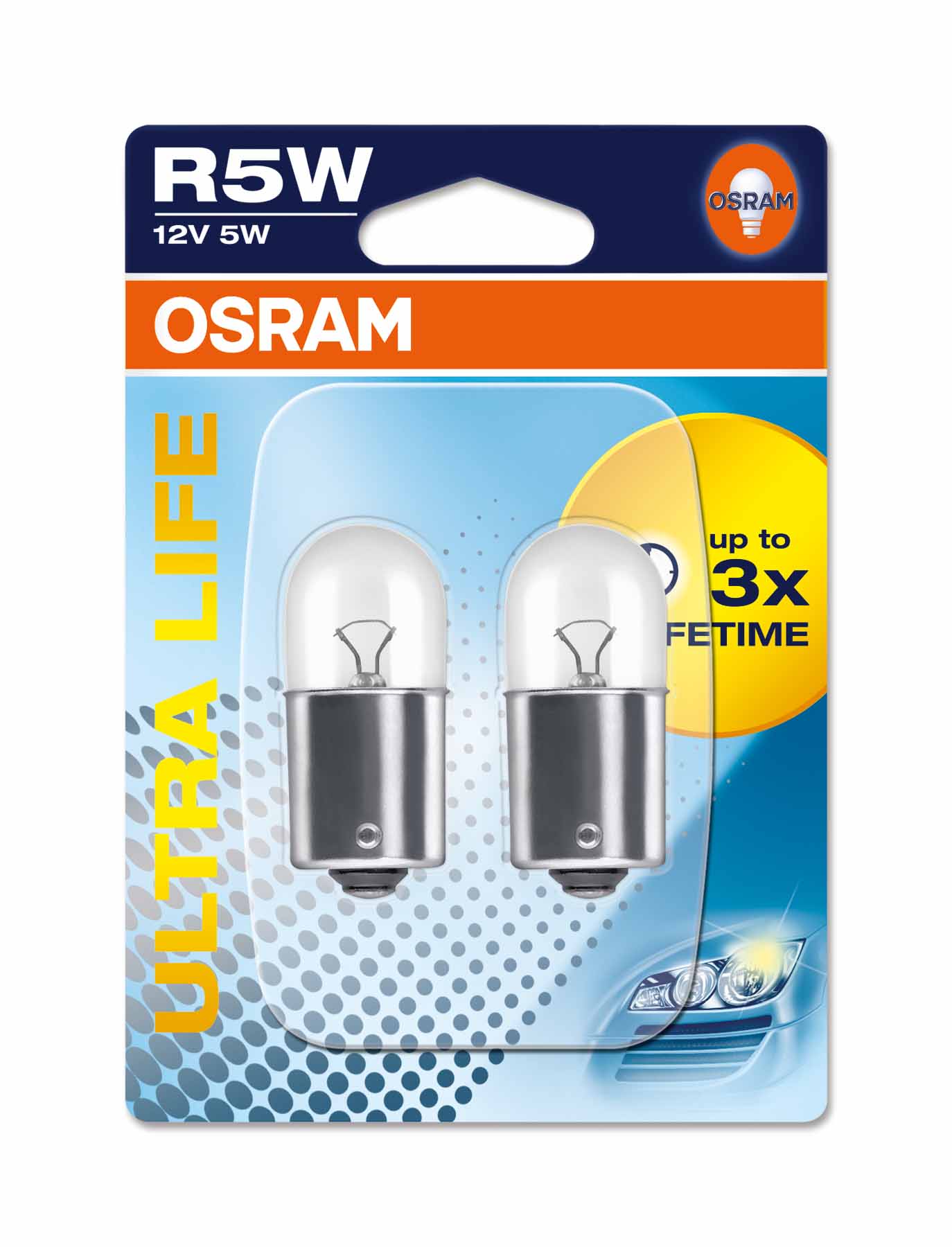 Ampoule R5W Ultra Life 5W [12V] (2 pièces) | OSRAM
