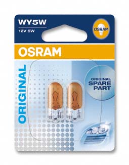 Ampoule socle en verre WY5W Original 5W [12V] (2 pièces) | OSRAM