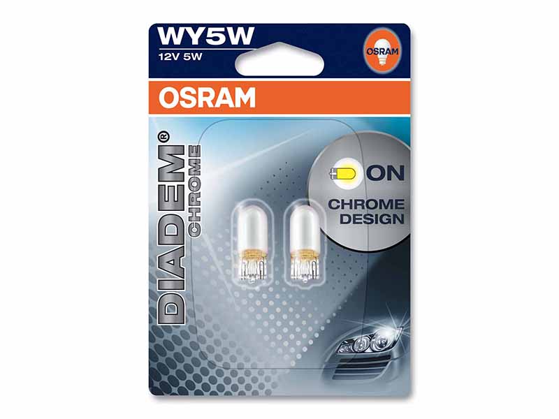 Ampoule WY5W Diadem® Chrome 5W [12V] (2 pièces) | OSRAM