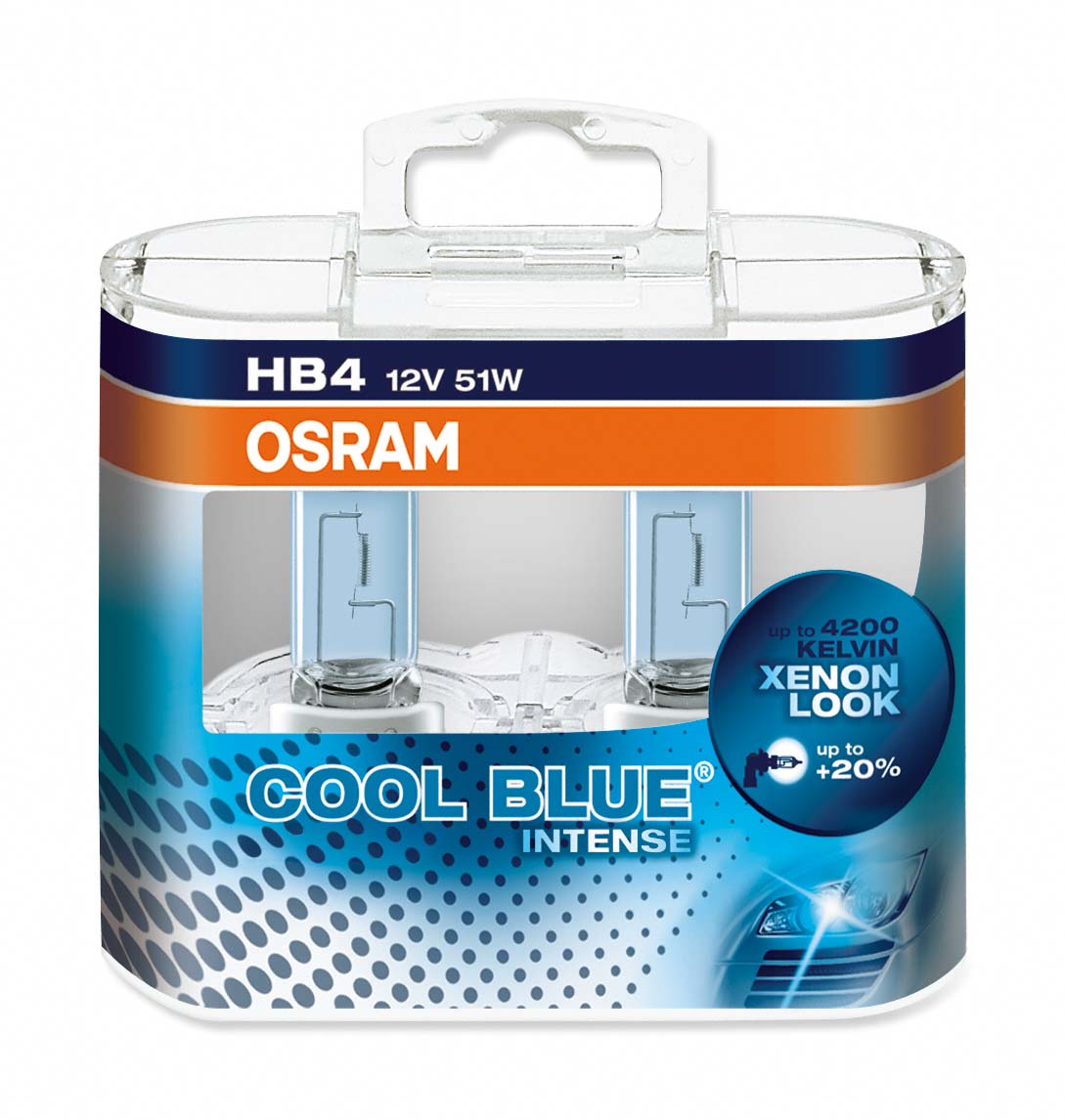 Ampoule HB4 Cool Blue®Intense 51W [12V] (2 pièces) | OSRAM