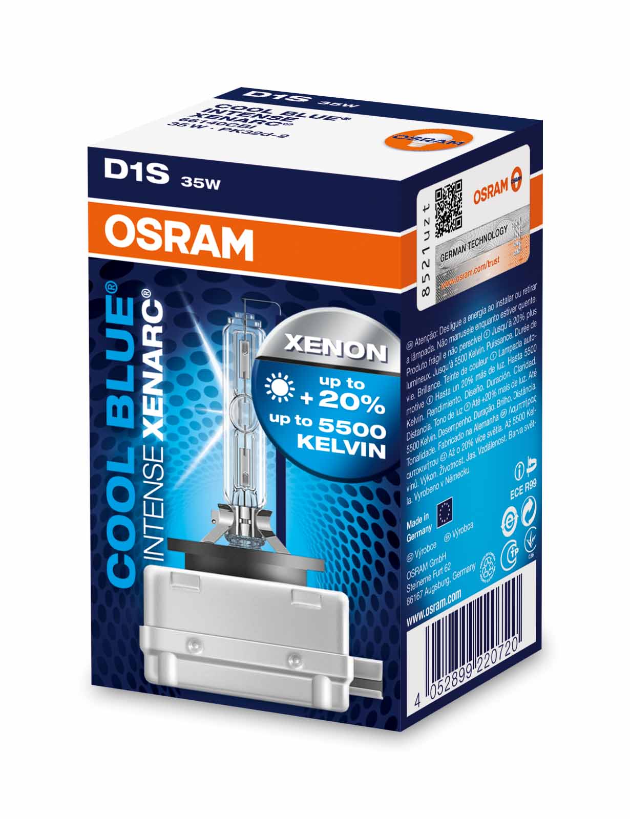 Ampoule, projecteur longue portée XENARC COOL BLUE INTENSE | OSRAM