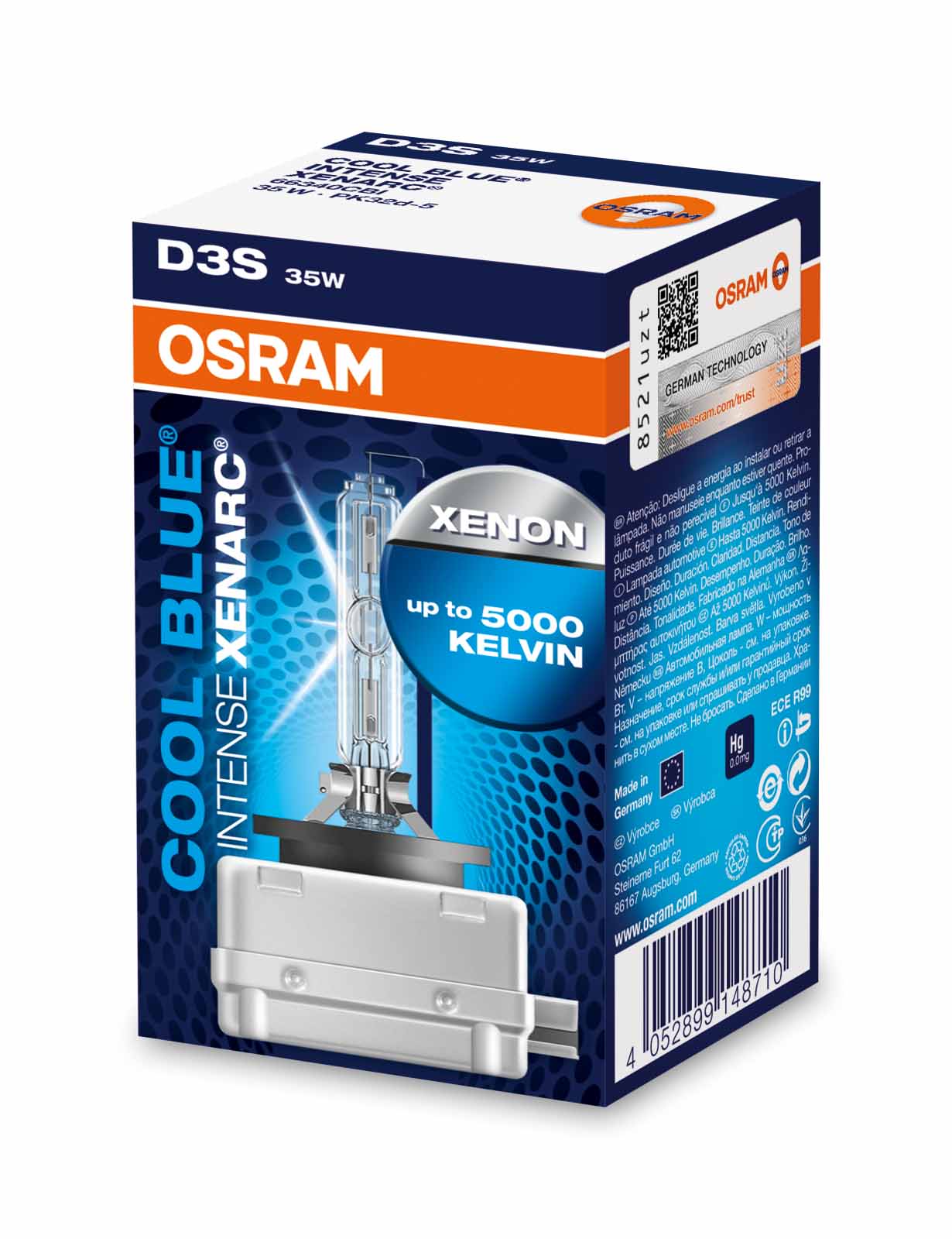 Ampoule, projecteur longue portée XENARC COOL BLUE INTENSE | OSRAM