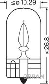 Image du produit pour Ampoule socle en verre W3W Original 3W [12V] (2 pièces)