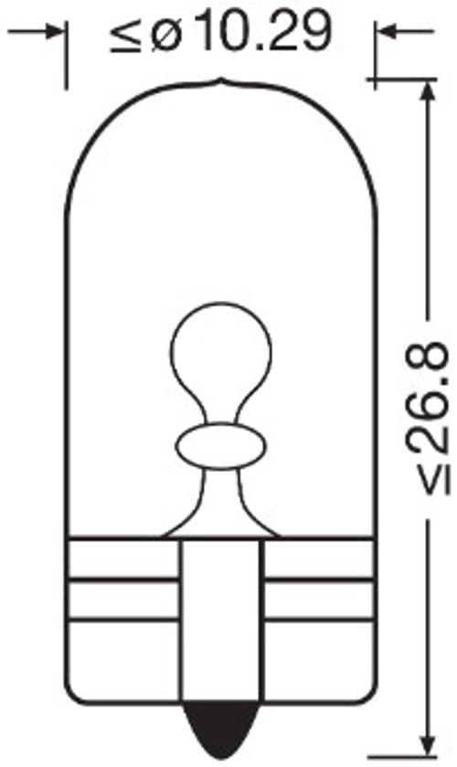 Image du produit pour Ampoule, feu de position/d'encombrement