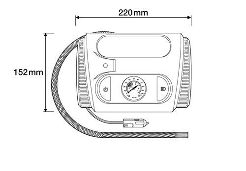 Image du produit pour Pistolet de gonflage des pneus (contrôle et gonflage)