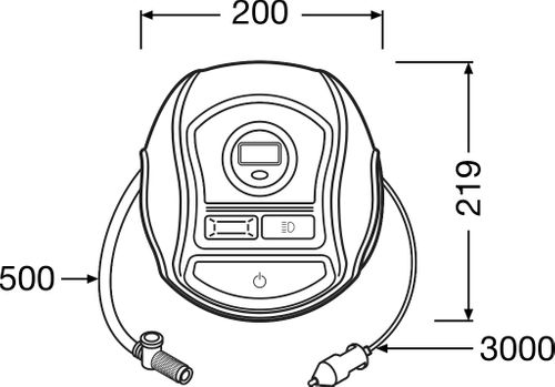 Image du produit pour Pistolet de gonflage des pneus (contrôle et gonflage)